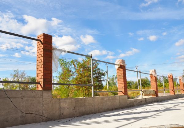 Brick Pillar Installation in Toledo