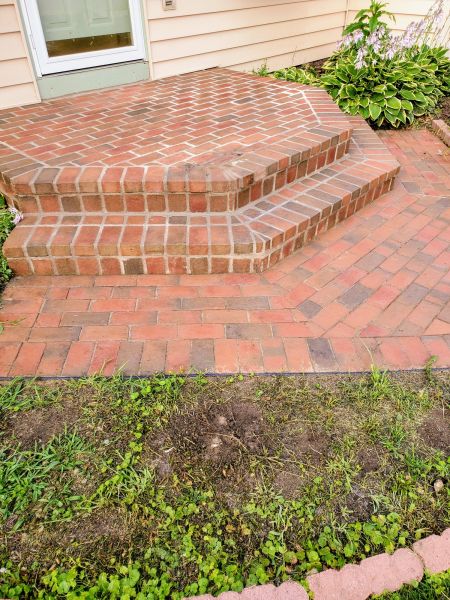 Brick Stoop Repair in Toledo