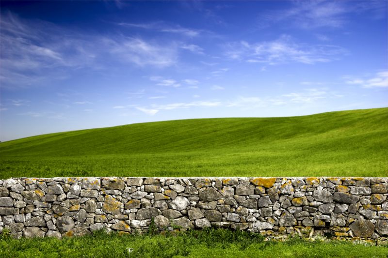 Elegant Stone Wall